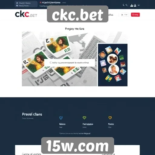 Análise da experiência do usuário no site ckc.bet